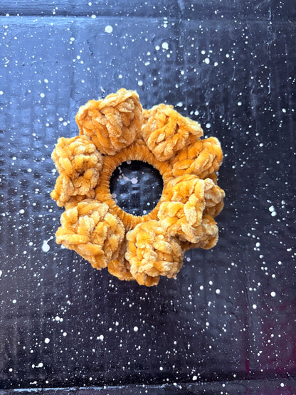spaced out scrunchie.