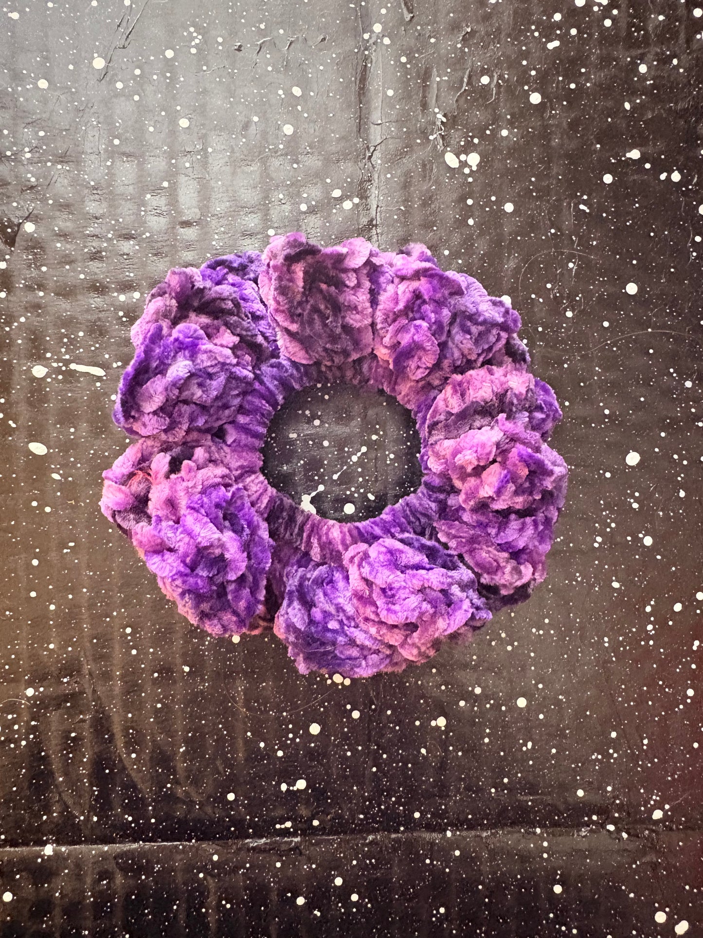 spaced out scrunchie.