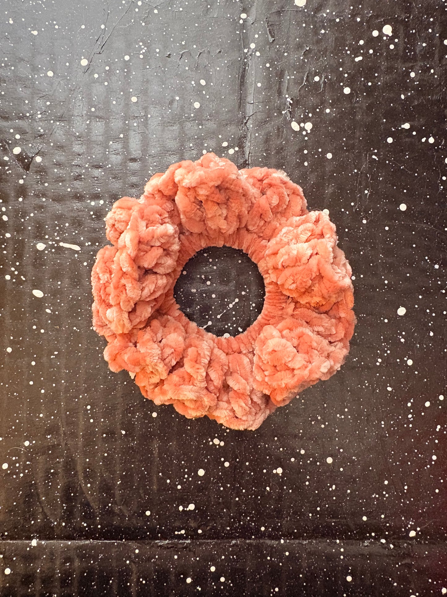 spaced out scrunchie.