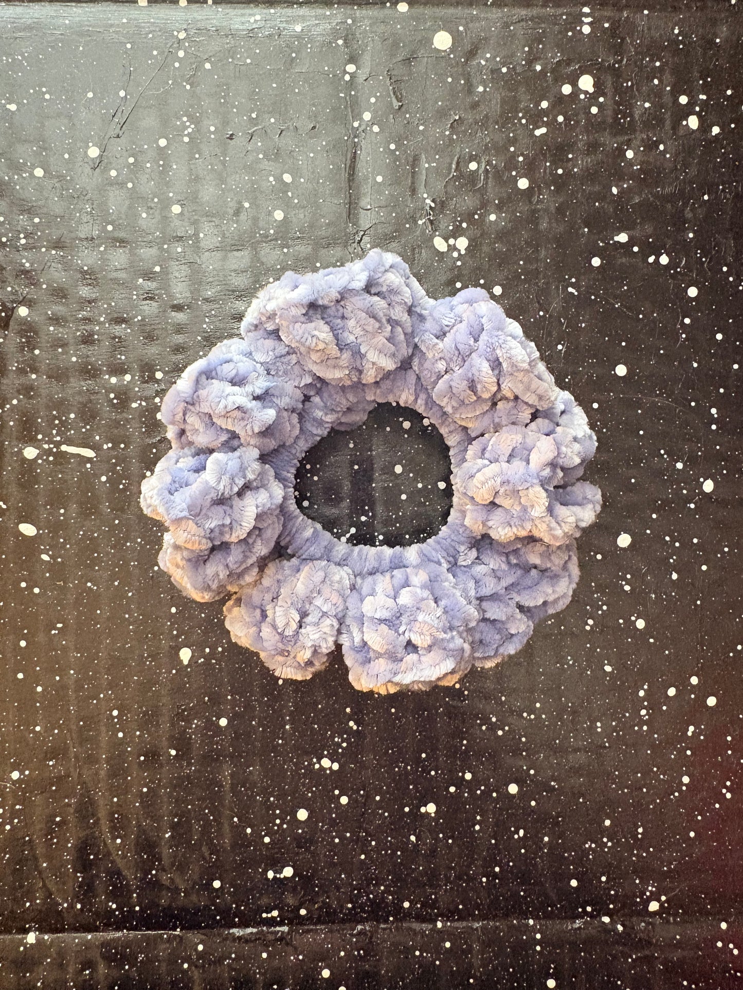 spaced out scrunchie.
