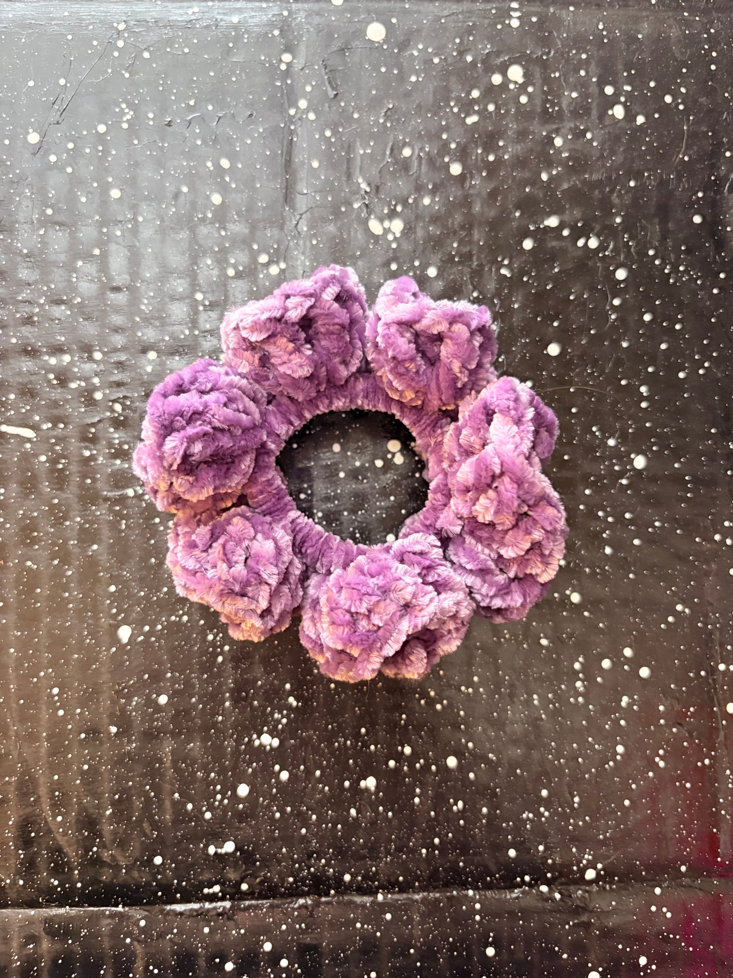 spaced out scrunchie.