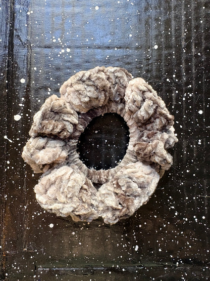 spaced out scrunchie.